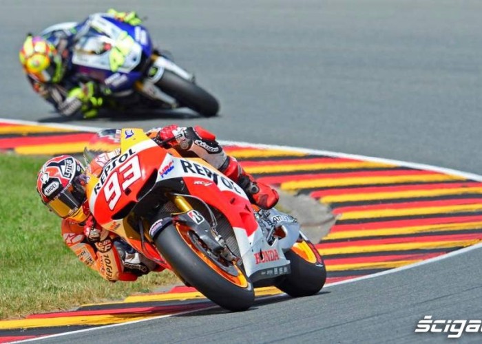 Marquez i Rossi Grand Prix Niemiec