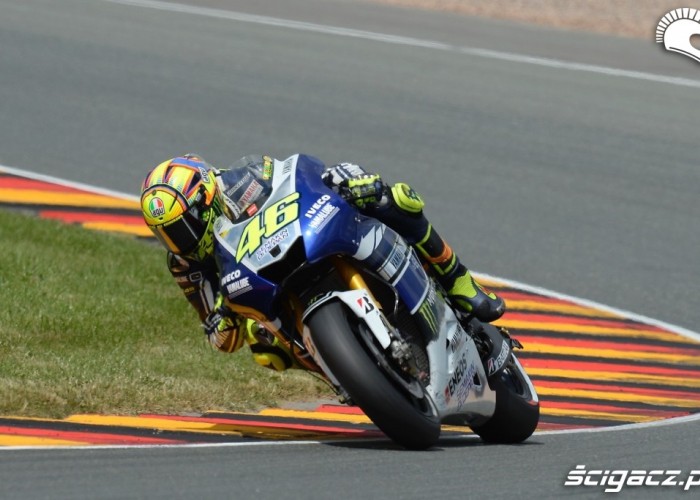 Rossi wyscig Grand Prix Niemiec 2013