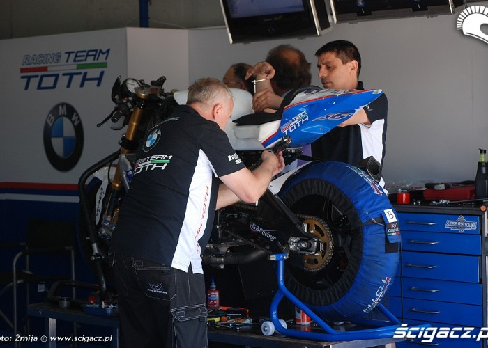Racing Team Toth praca nad BMW