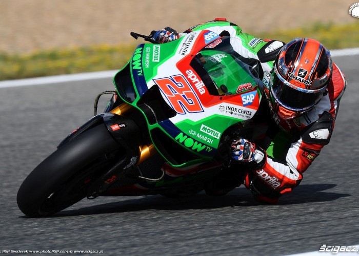 MotoGP Jerez Sam Lowes 22 Aprilia wyscig 5