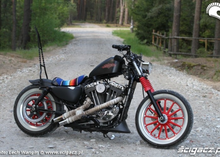 14 Custom Harley Davidson Sportster droga