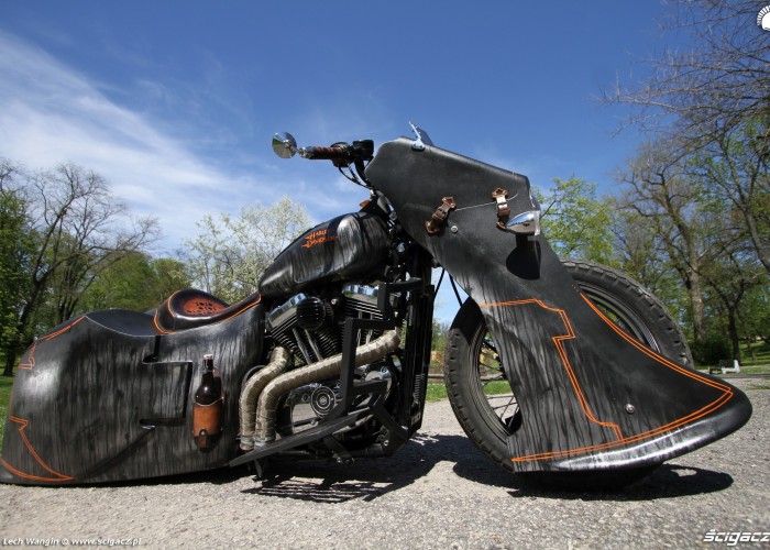 43 Harley Davidson Sportster 1200 Led Sled custom