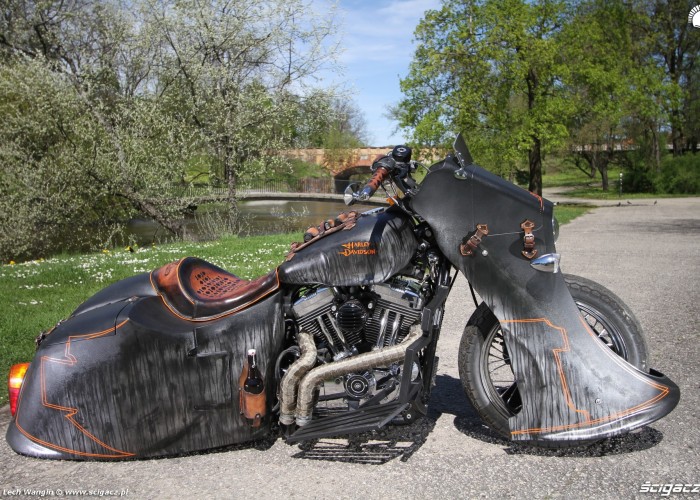 44 Harley Davidson Sportster 1200 Led Sled custom