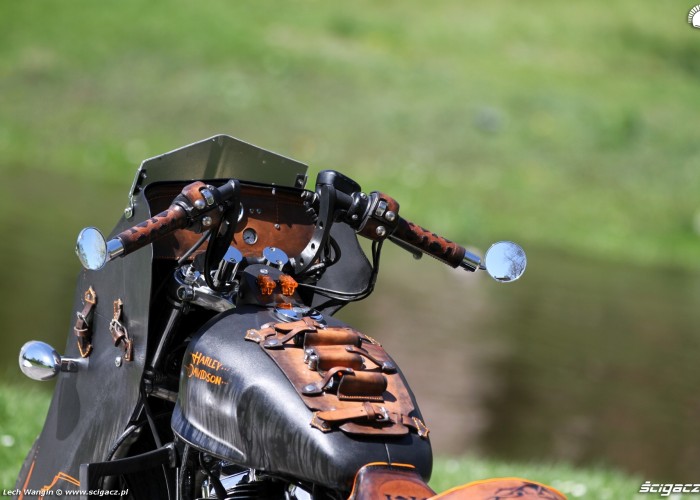 45 Harley Davidson Sportster 1200 Led Sled custom