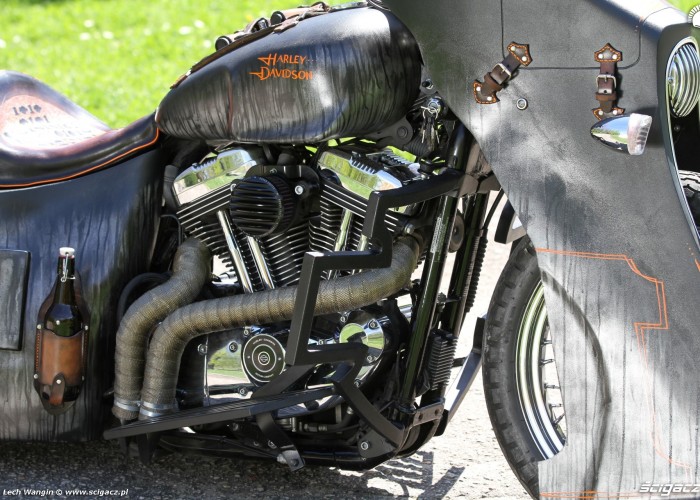51 Harley Davidson Sportster 1200 Led Sled custom silnik