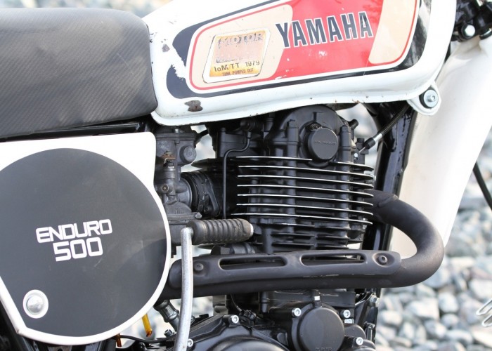 25 Yamaha XT 500 motor kopniak