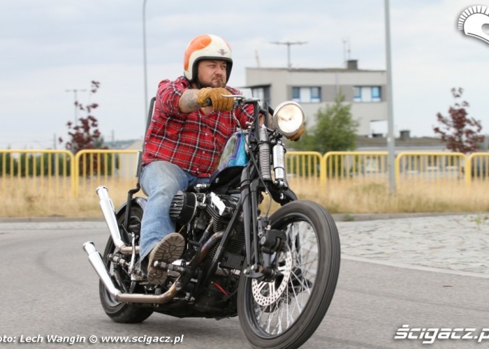 04 Harley Davidson Softail Evo Custom akcja