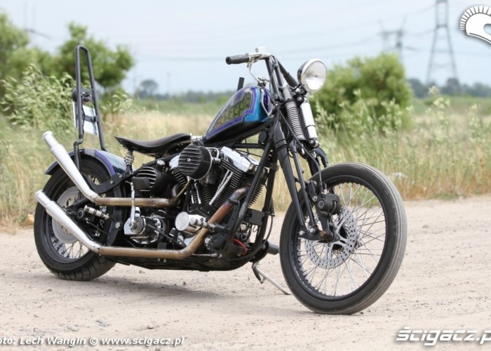 09 Harley Davidson Softail Evo Custom statyka