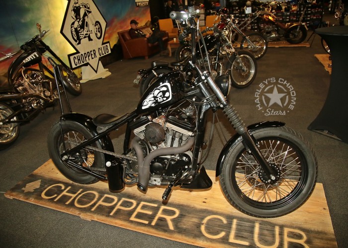 049 Big Twin Bikeshow Expo 22 Houten wystawa motocykli custom
