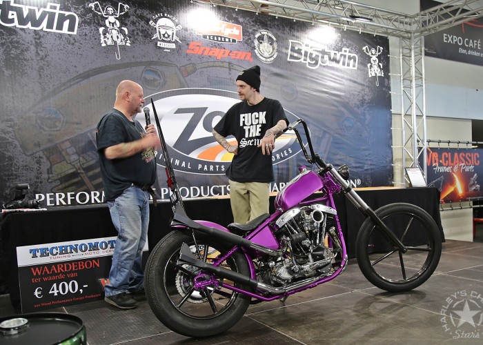 102 Big Twin Bikeshow Expo 22 Houten wystawa motocykli custom