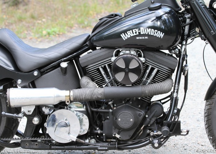 10 Harley Davidson Heritage Softail Classic Custom silnik