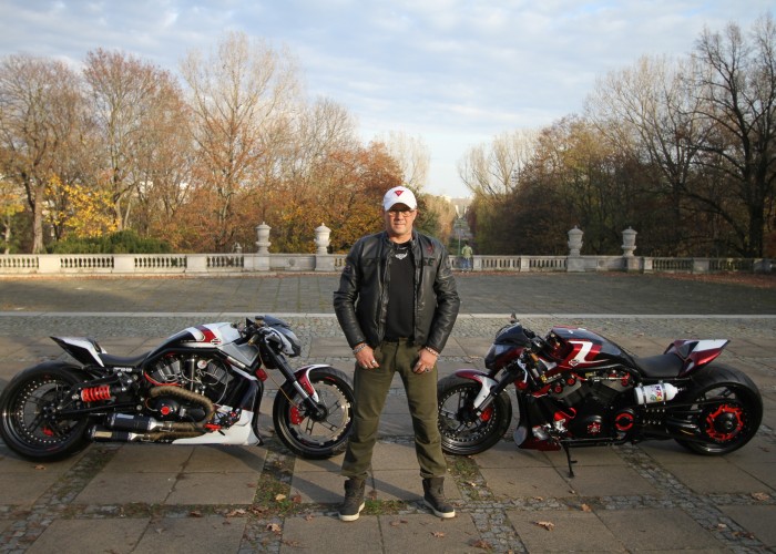 26 Szajba Harley Davidson V rod customy Szajbas Garage