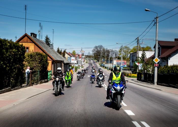 02 Motocyklisci rozpoczynaja sezon Siemiatycze 2022