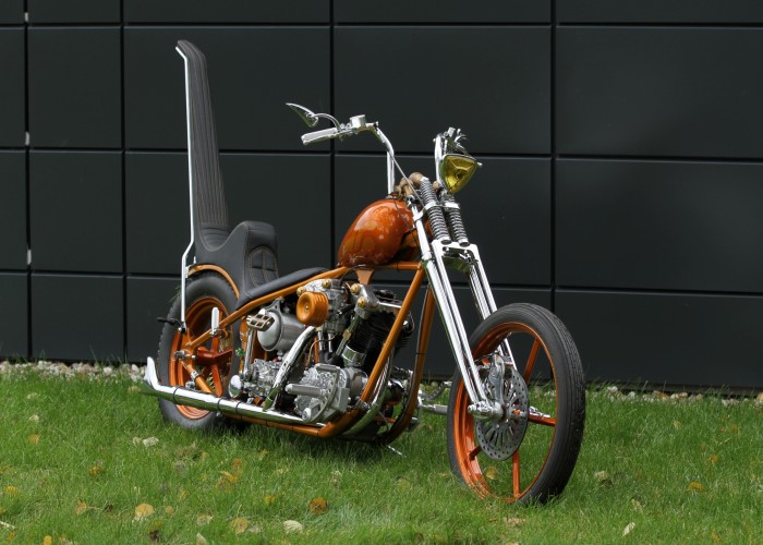 08 Harley Davidson Knucklehead statyka
