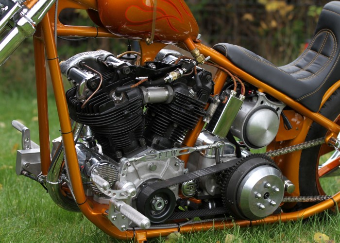 23 Harley Davidson Knucklehead motor custom