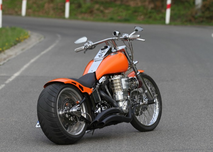 10 Harley Davidson Softail custom ulica