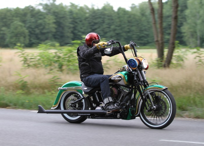 01 Harley Davidson Softail Springer custom jazda