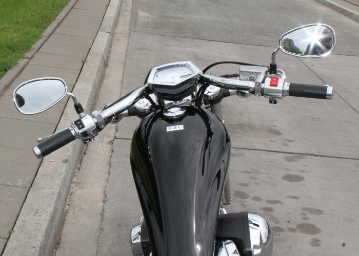 30 Honda Fury VT 1300 CX widok kierowcy