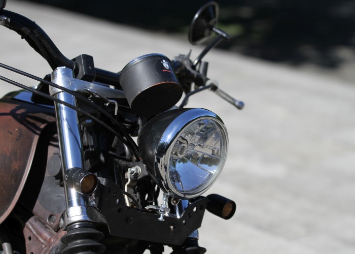 13 Honda VT 1100 Bobber reflektor