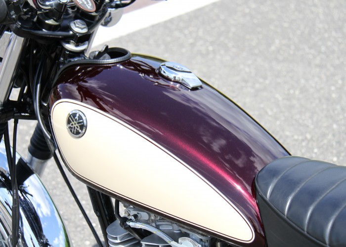 07 Yamaha SR 500 bak