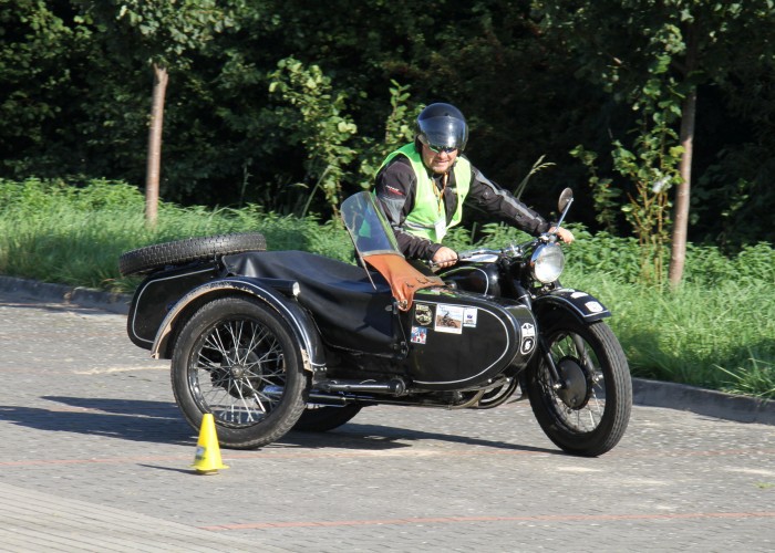 rajd baltycki czerny motocykl