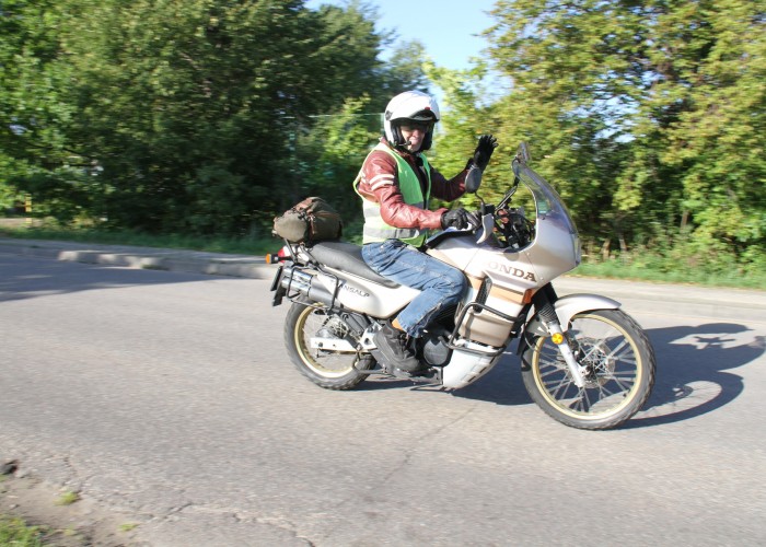 rajd baltycki honda transalp