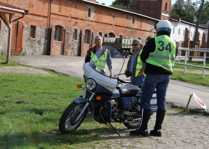 rajd baltycki motoguzzi policyjne