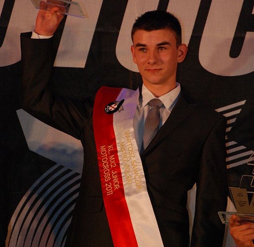 Bartosz Sawczuk Mistrz Polski klasa MX2 Junior