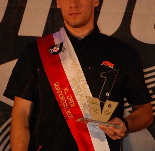 Mateusz Wojciechowski Mistrz Polski Quadcross Open