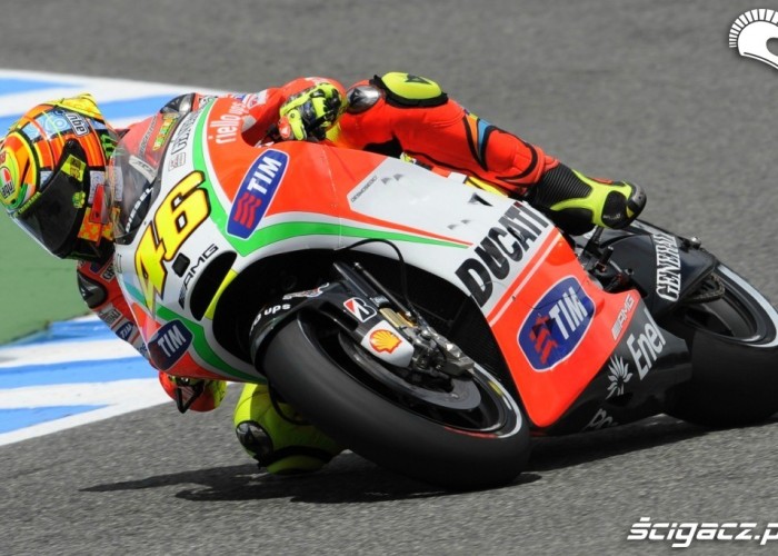 Valentino Rossi MotoGP 2012 Jerez