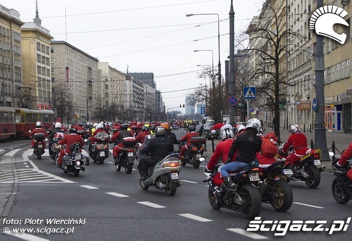 Stoleczne Mikolaje na motocyklach 2011