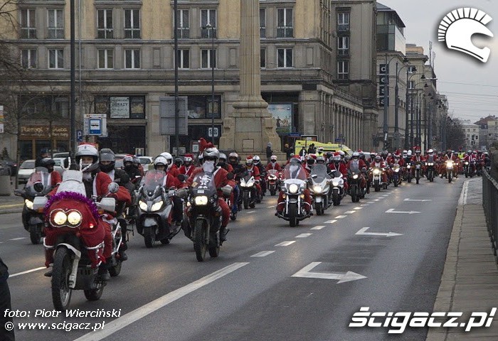 Warszawa Mikolaje na motocyklach 2011