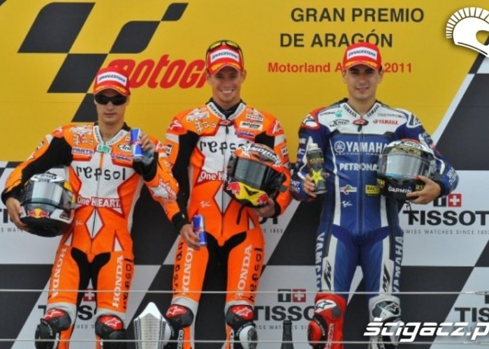 Na podium Aragonia 2011