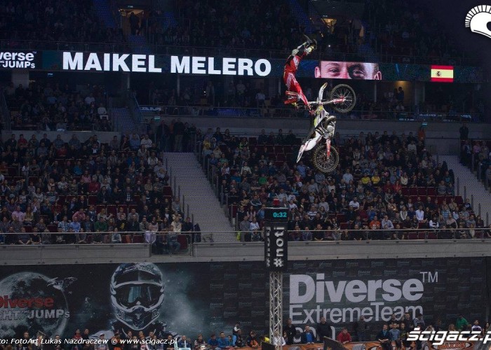 Maikel Melero ruller Diverse Night Of The Jumps Ergo Arena 2015