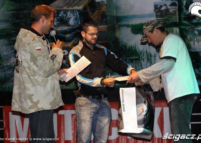 przekazanie nagrody BMW GS Trophy 2011