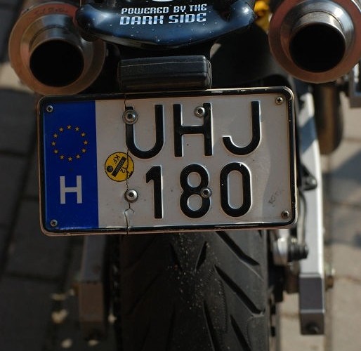 Wegierska tablica moto
