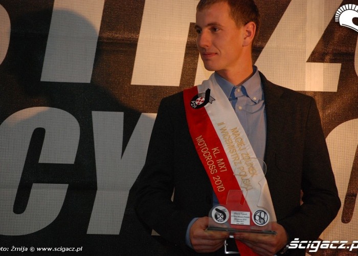 Maciek Zdunek II Wicemistrz Polski MX1 2010
