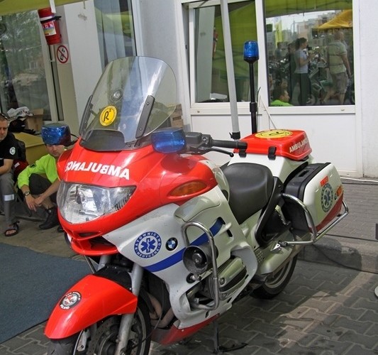 ambulans Motocyklowa Niedziela na BP wroclaw