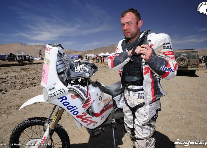 Jarmuz Krzysiek Dakar 2010 gotowy do jazdy