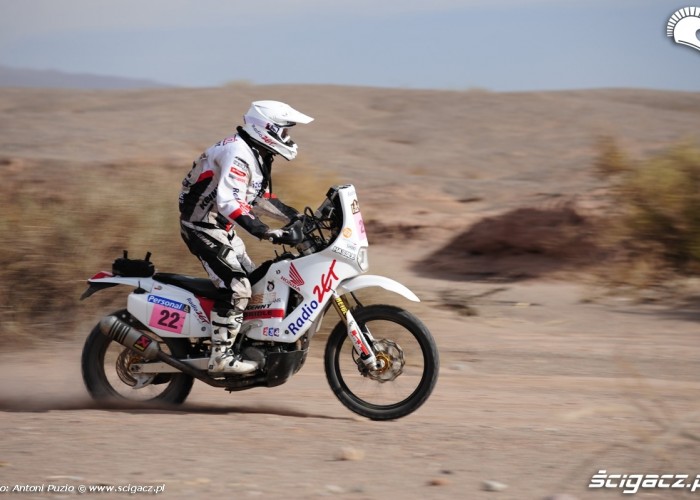 Krzysztof Jarmuz na 4 etapie Dakar 2010