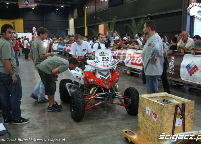 Rajd Dakar 2010 odbior techniczny Quad Sonka