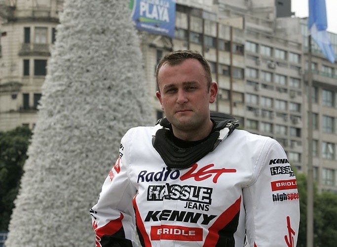 Krzysiek Jarmuz Buenos Aires rozpoczecie Rajdu Dakar 2010