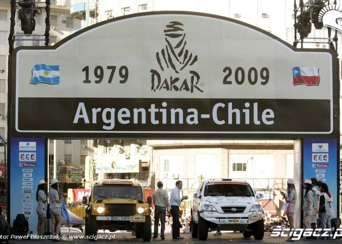rampa startowa Dakar Argentyna chile