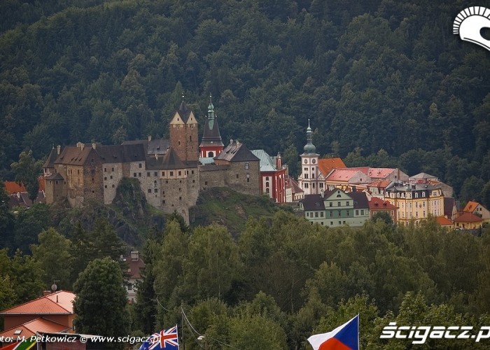 zamek loket czeska republika