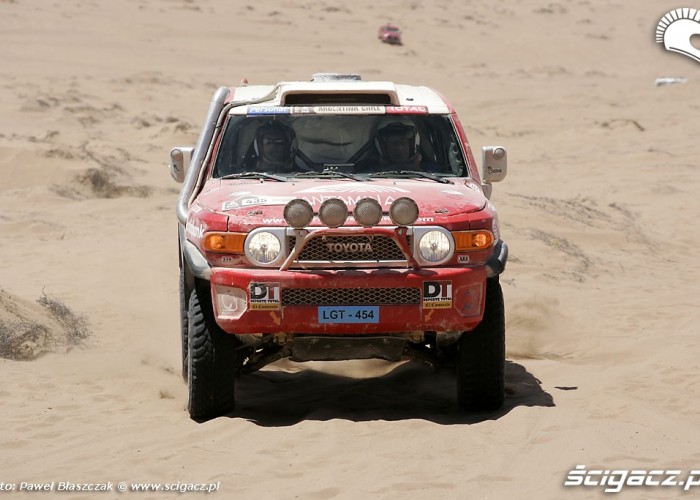Toyota Na Pustyni Rajd Dakar 2010 opuszcza pustynie
