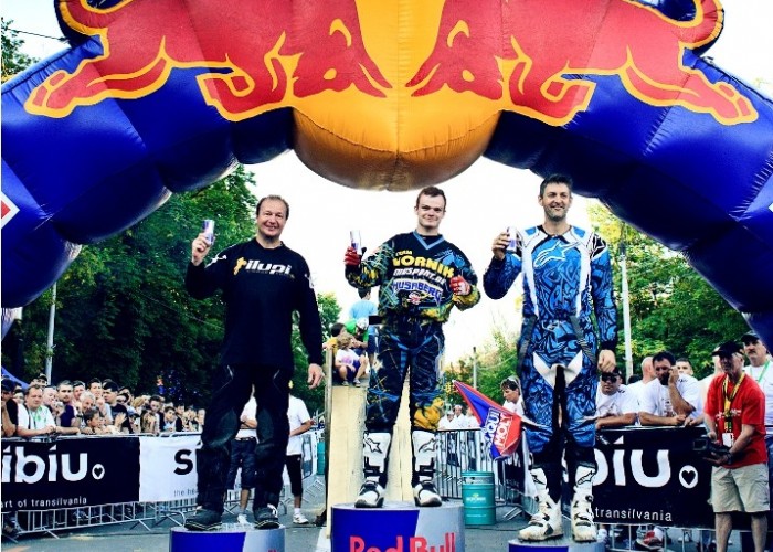 Red Bull Romaniacs 2012 podium