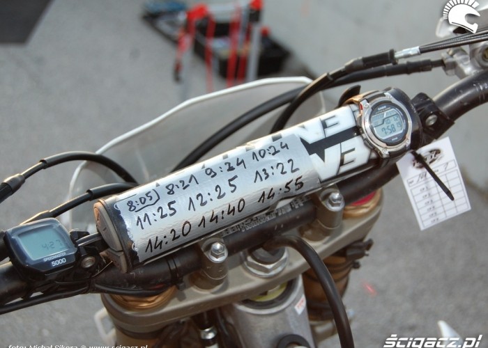 rozpiska na motocyklu Szesciodniowka 2009 w Portugalii 019