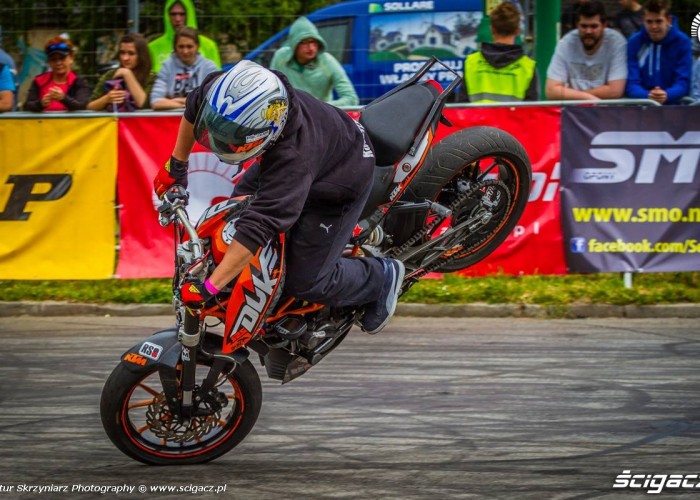duke 125 stopal Moto Show Bielawa Polish Stunt Cup 2015