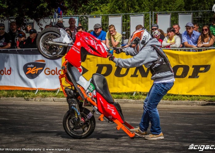 przycierka Moto Show Bielawa Polish Stunt Cup 2015