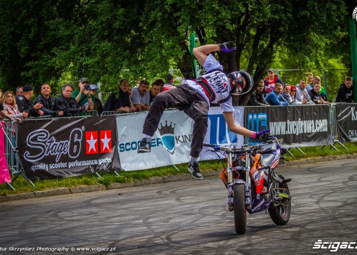 takie akrobacje Moto Show Bielawa Polish Stunt Cup 2015
